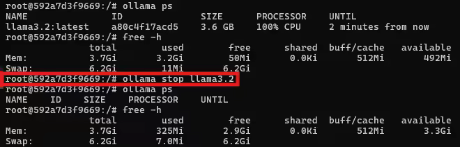 실행 중인 LLM 중단